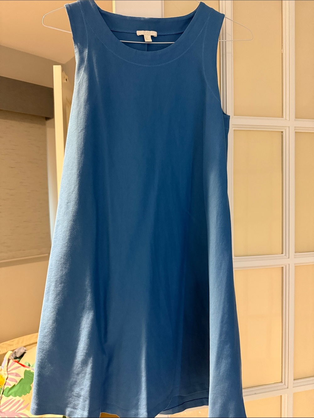 COS Sleeveless A-Line Dress in Blue